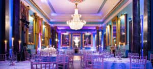 The Nash Room at 16 Pall Mall set with tables