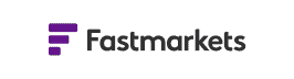 Fastmarkets logo with three horizontal purple rectangles in decreasing size and the company name