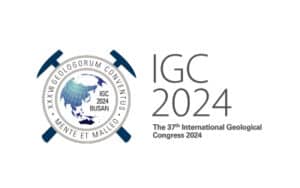 Logo with text ICG 2024 The 37th International Geological Congress 2024