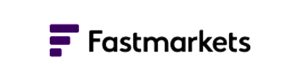 Fastmarkets logo with three horizontal purple blocks