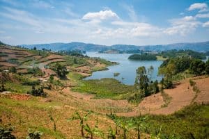 View of Lake Kivy in the Democratic Republic of Congo. Photo by Petr Klabal at SHuttlestock